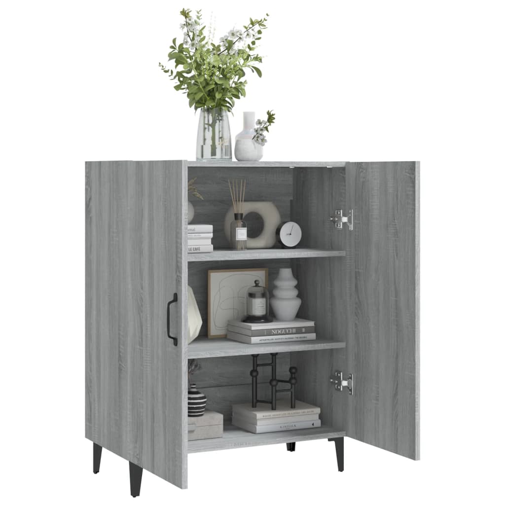 Buffet Sonoma gris 70x34x90 cm Bois d'ingénierie - XIOS