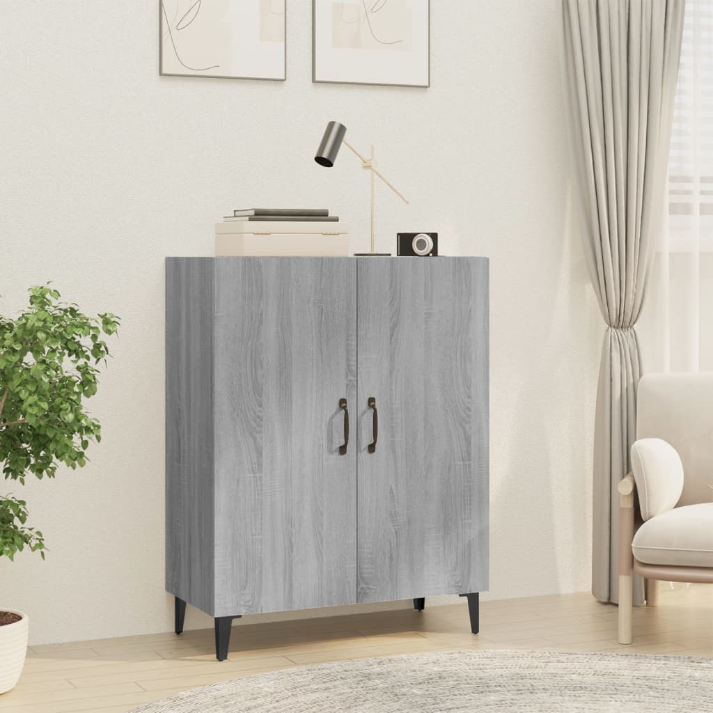 Buffet Sonoma gris 70x34x90 cm Bois d'ingénierie - XIOS