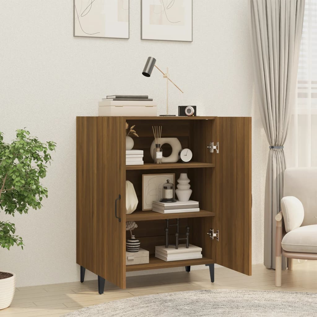 Buffet Chêne marron 70x34x90 cm Bois d'ingénierie - XIOS