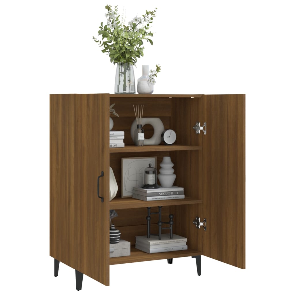 Buffet Chêne marron 70x34x90 cm Bois d'ingénierie - XIOS