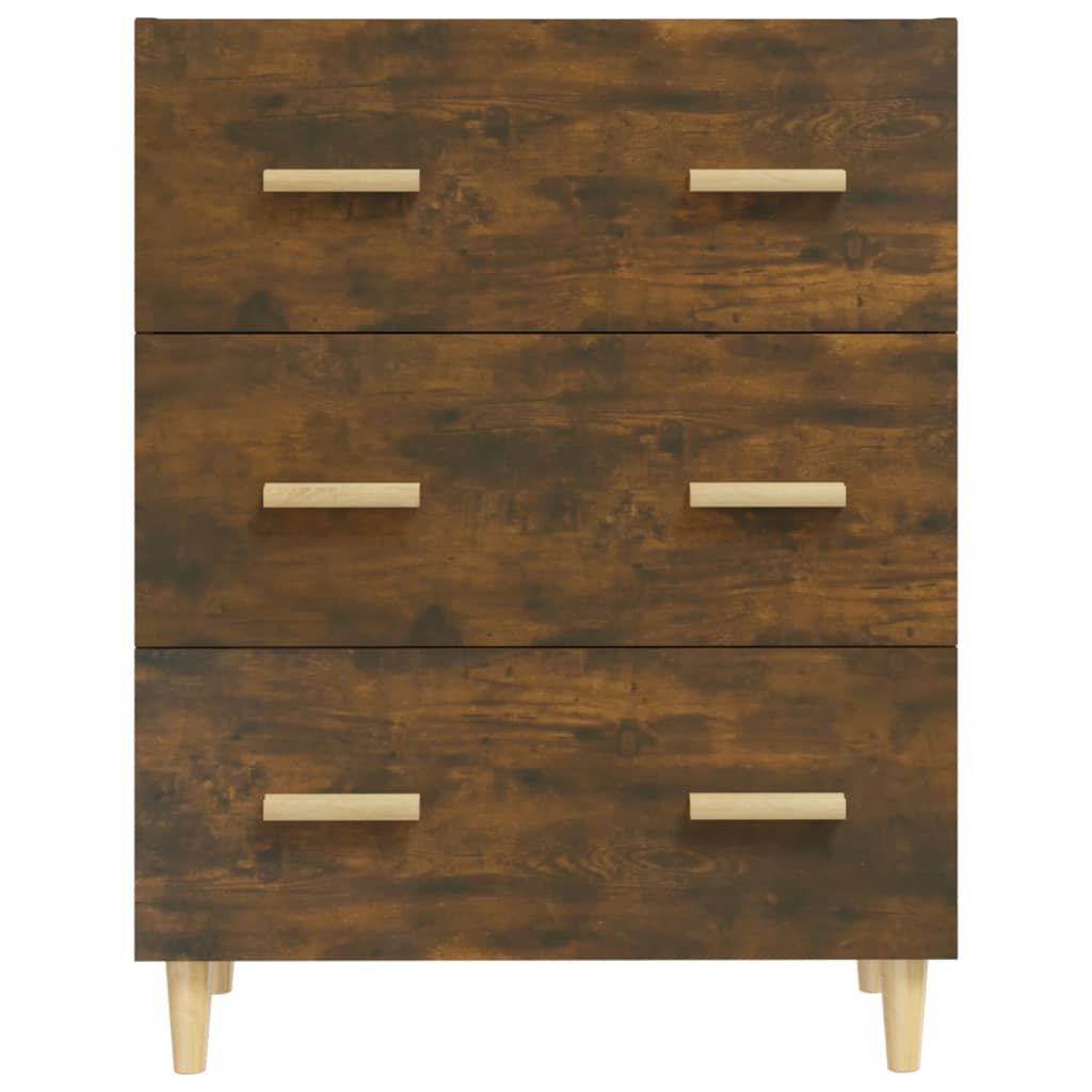 Buffet Chêne fumé 70x34x90 cm Bois d'ingénierie - XIOS