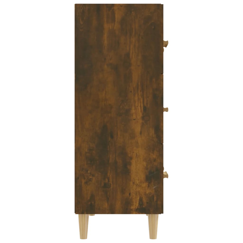 Buffet Chêne fumé 70x34x90 cm Bois d'ingénierie - XIOS