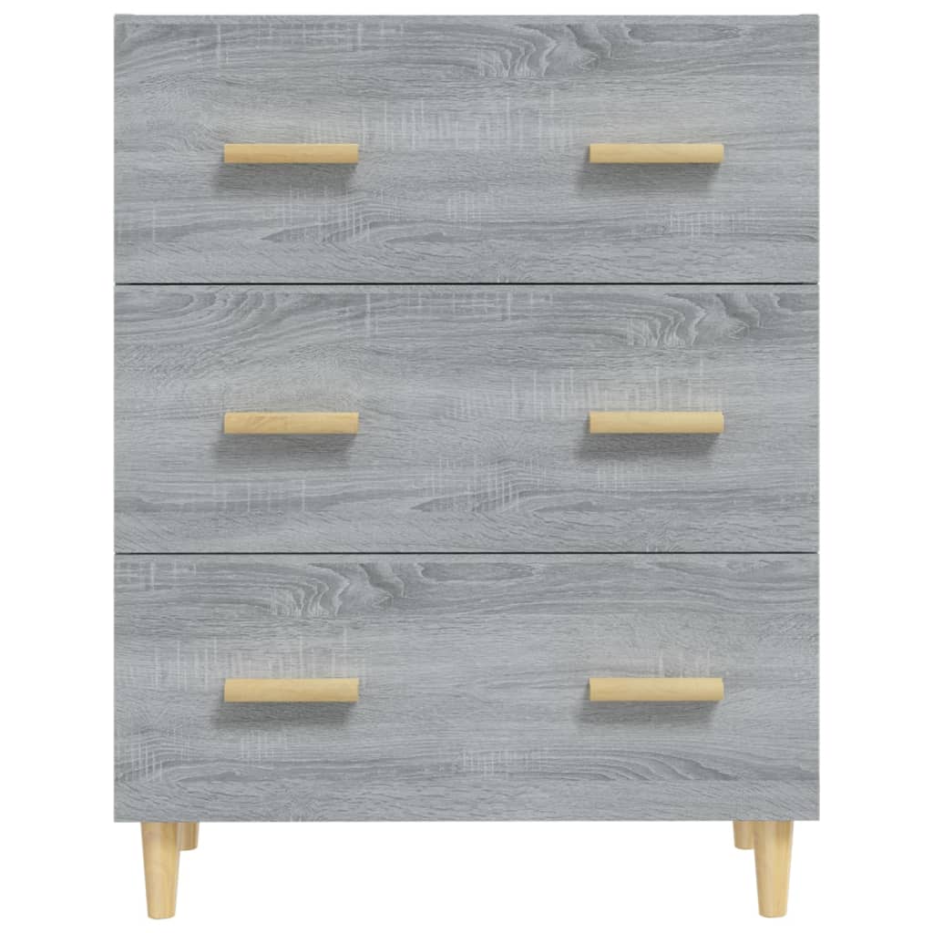 Buffet Sonoma gris 70x34x90 cm Bois d'ingénierie - XIOS