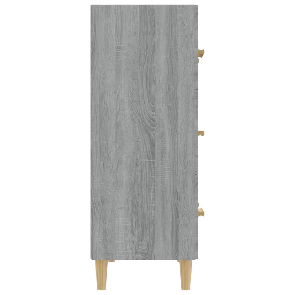 Buffet Sonoma gris 70x34x90 cm Bois d'ingénierie - XIOS