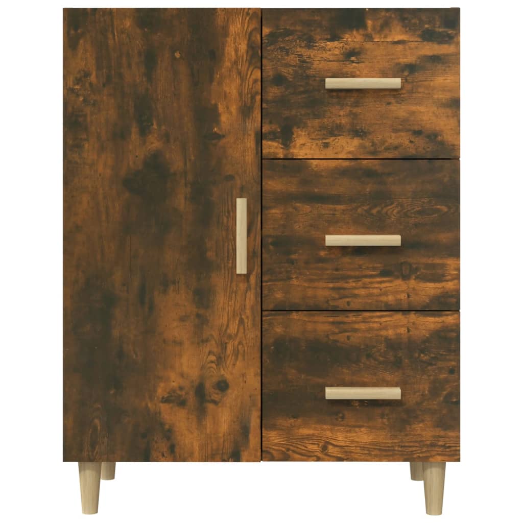 Buffet chêne fumé 69,5x34x90 cm bois d'ingénierie - XIOS