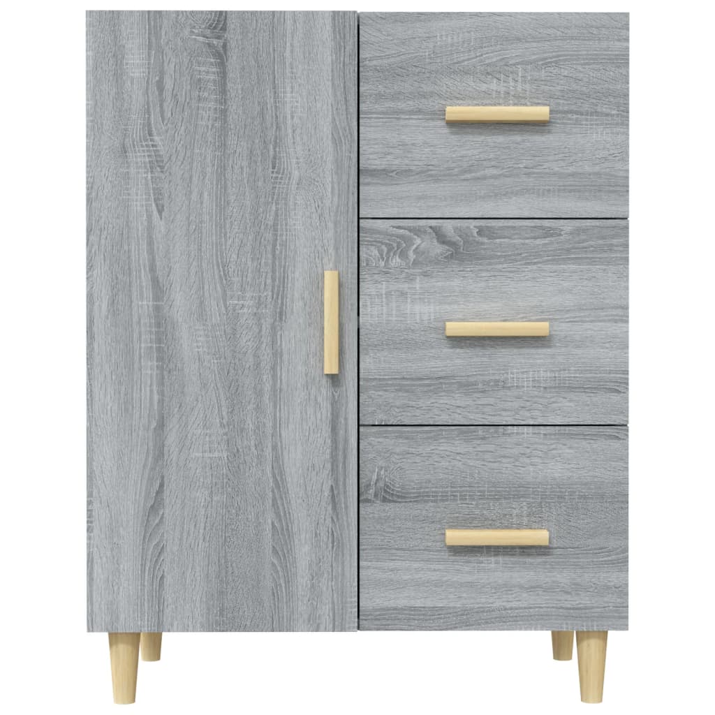 Buffet sonoma gris 69,5x34x90 cm bois d'ingénierie - XIOS
