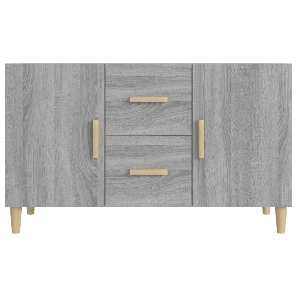 Buffet sonoma gris 100x36x60 cm bois d'ingénierie - XIOS