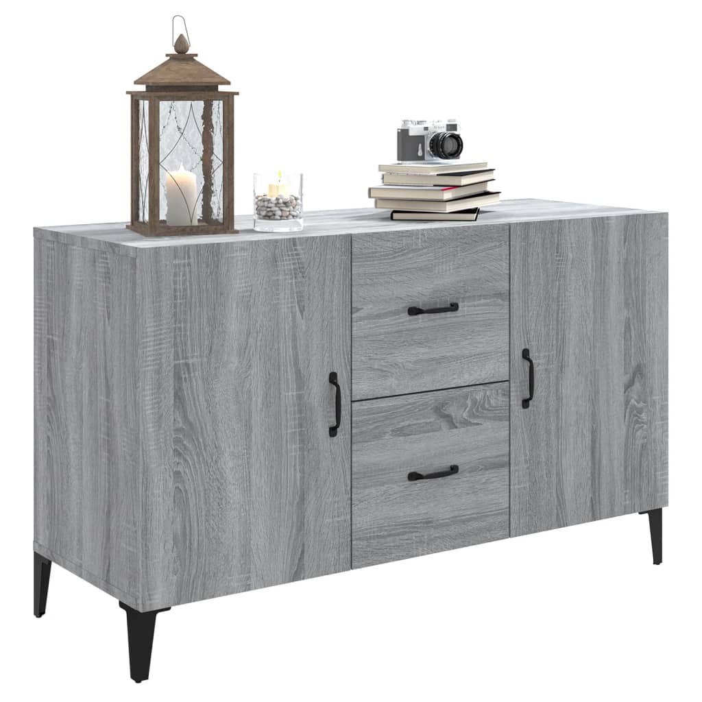 Buffet sonoma gris 100x36x60 cm bois d'ingénierie - XIOS