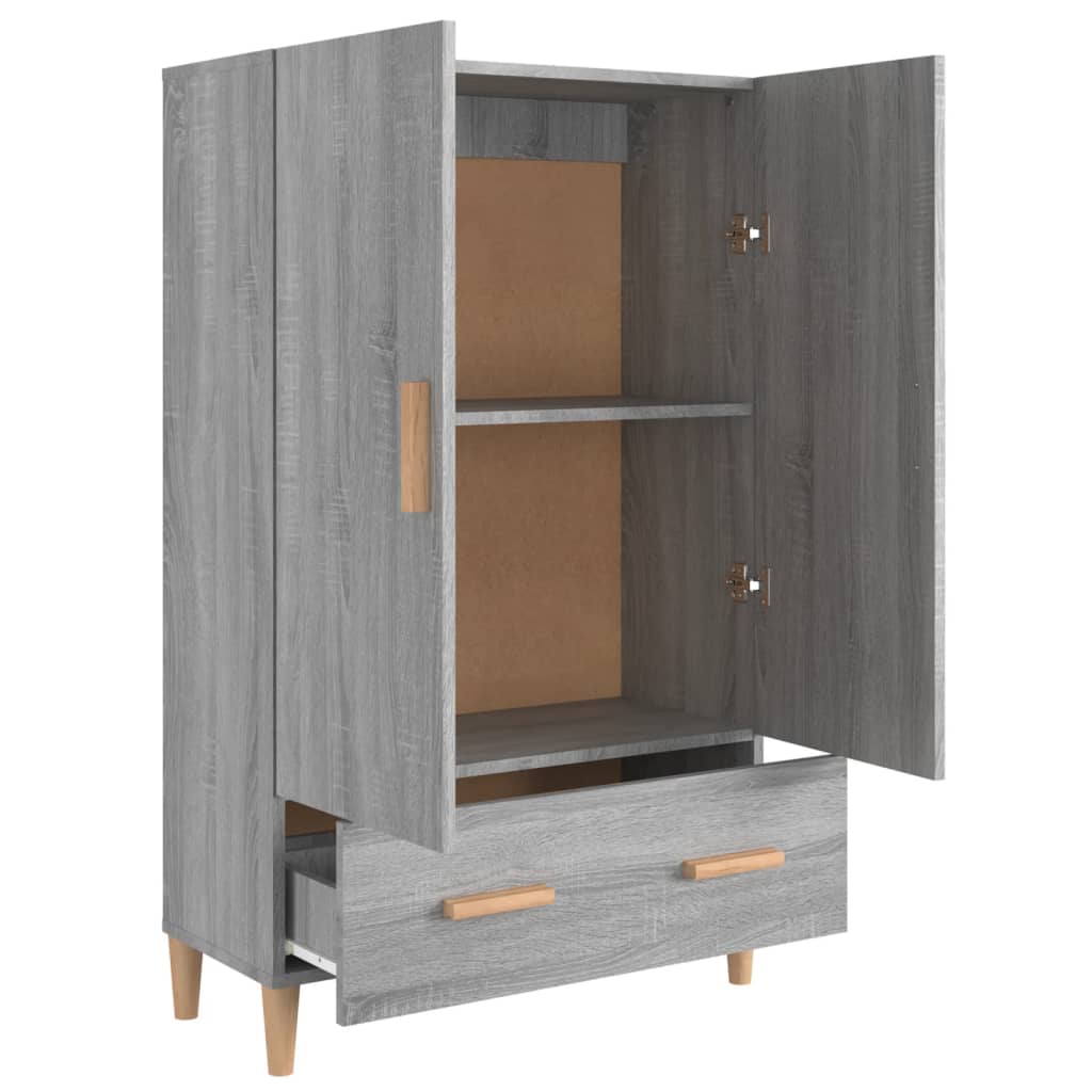 Buffet Sonoma gris 70x31x115 cm Bois d'ingénierie - XIOS