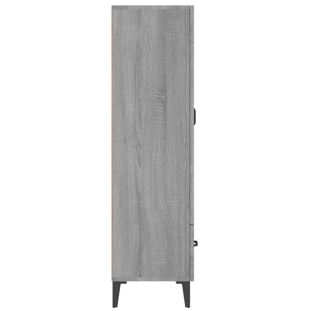 Buffet Sonoma gris 70x31x115 cm Bois d'ingénierie - XIOS