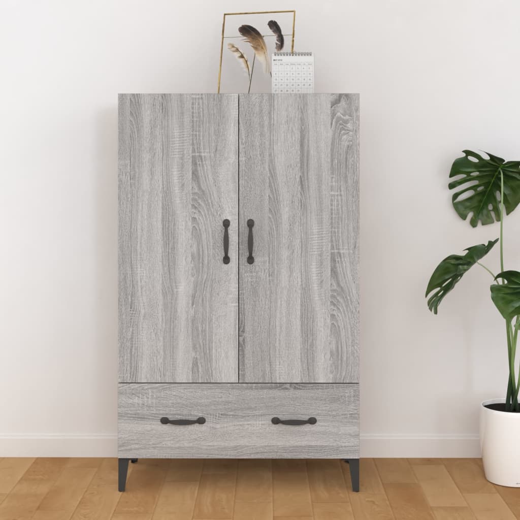 Buffet Sonoma gris 70x31x115 cm Bois d'ingénierie - XIOS