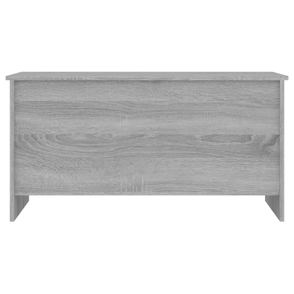 Table basse sonoma gris 102x55,5x52,5 cm bois d'ingénierie - XIOS