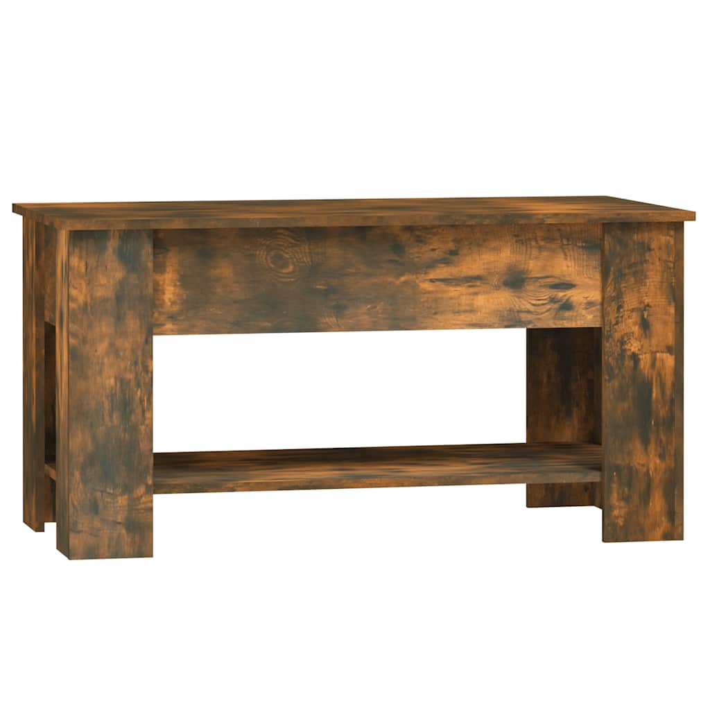 Table basse Chêne fumé 101x49x52 cm Bois d'ingénierie - XIOS
