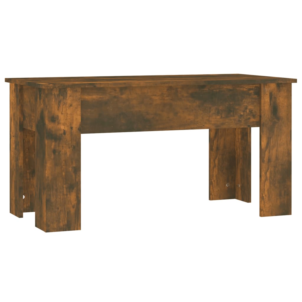 Table basse Chêne fumé 101x49x52 cm Bois d'ingénierie - XIOS