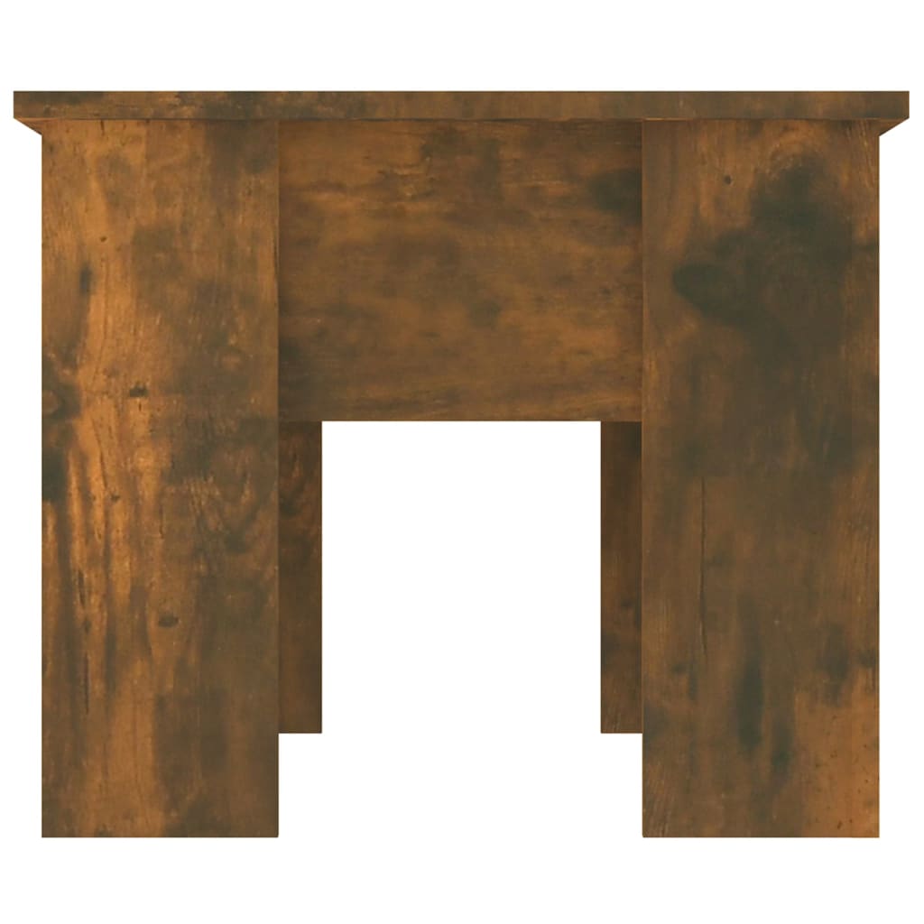 Table basse Chêne fumé 79x49x41 cm Bois d'ingénierie - XIOS