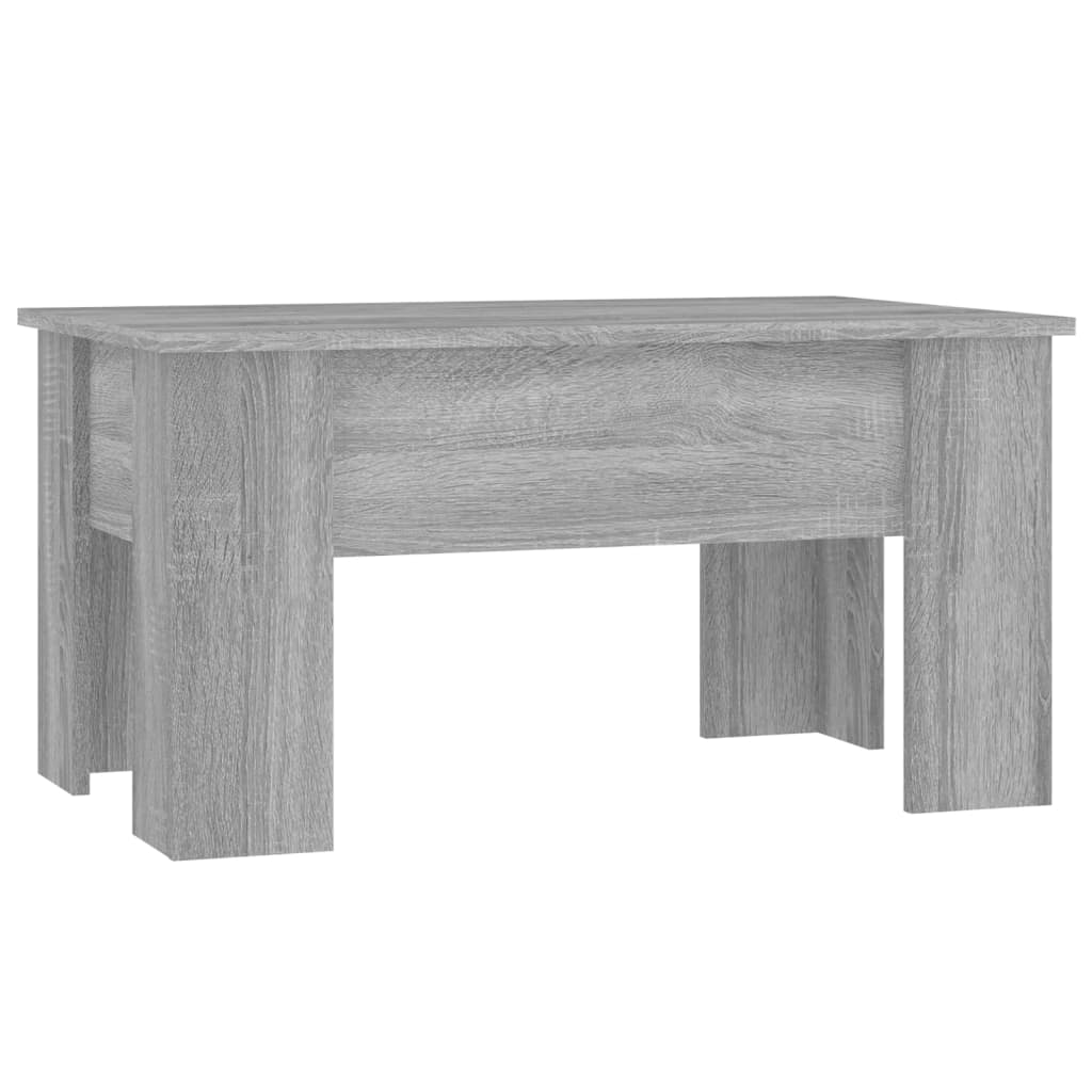 Table basse Sonoma gris 79x49x41 cm Bois d'ingénierie - XIOS