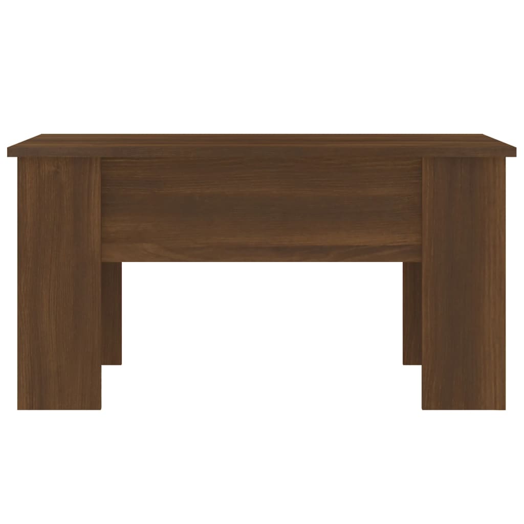 Table basse Chêne marron 79x49x41 cm Bois d'ingénierie - XIOS