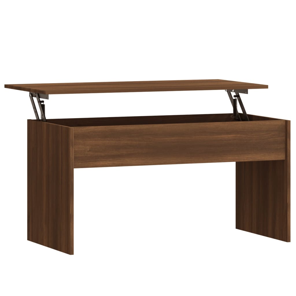 Table basse Chêne marron 102x50,5x52,5 cm Bois d'ingénierie - XIOS