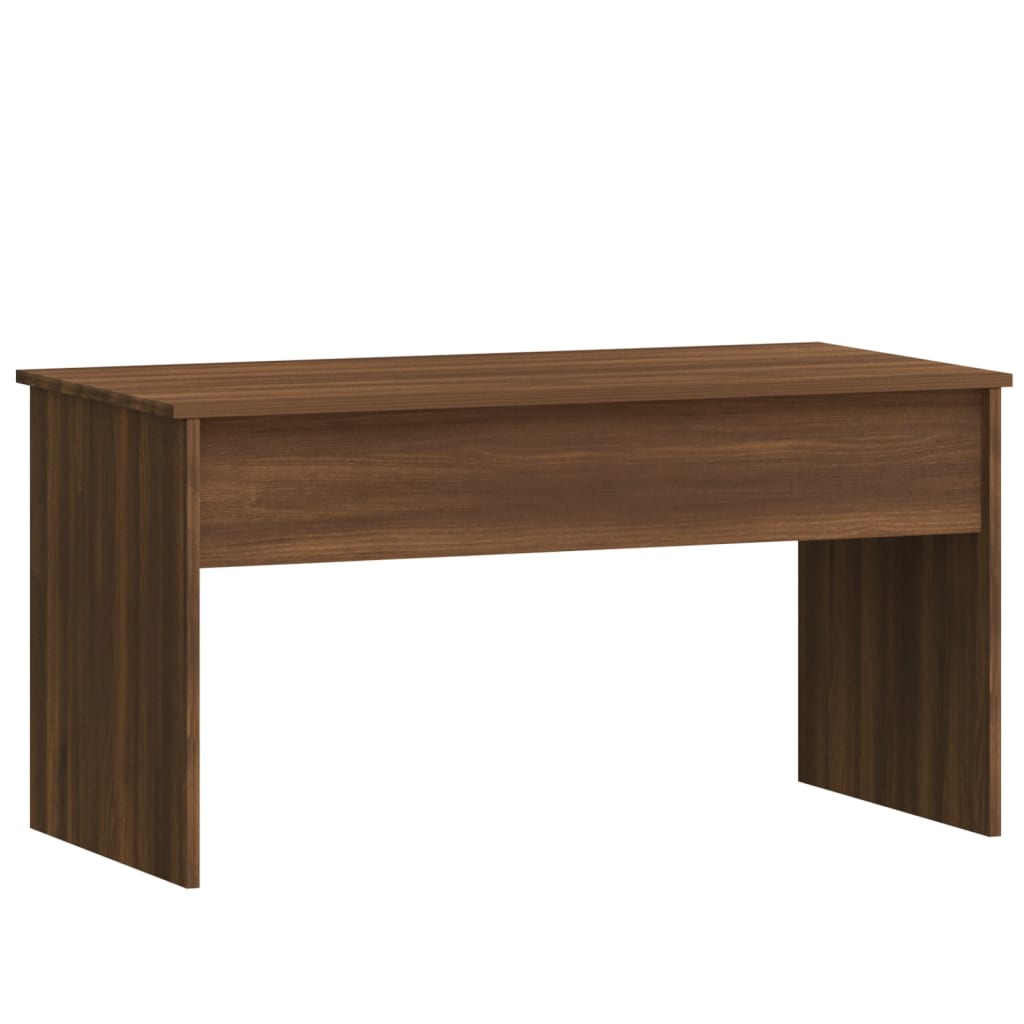 Table basse Chêne marron 102x50,5x52,5 cm Bois d'ingénierie - XIOS