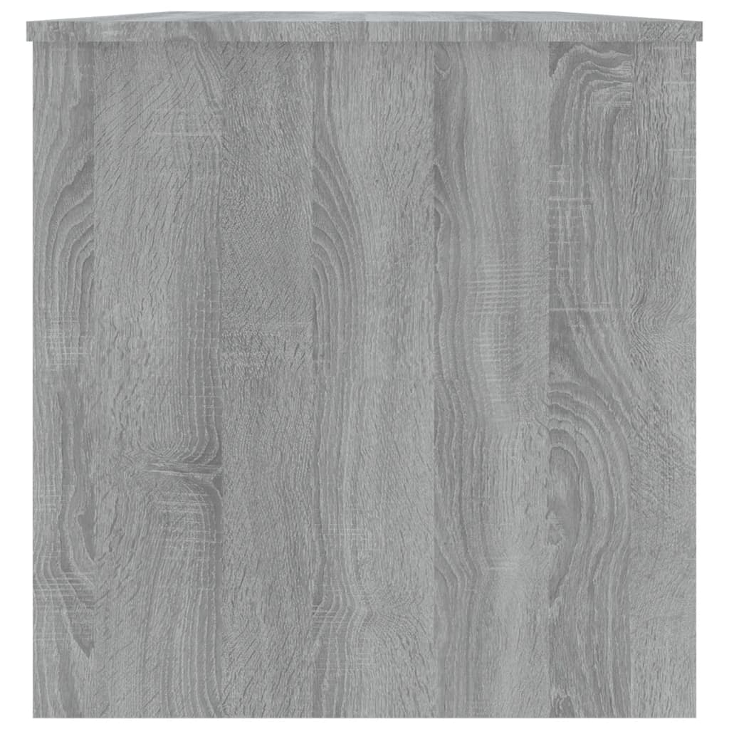 Table basse sonoma gris 102x50x52,5 cm bois d'ingénierie