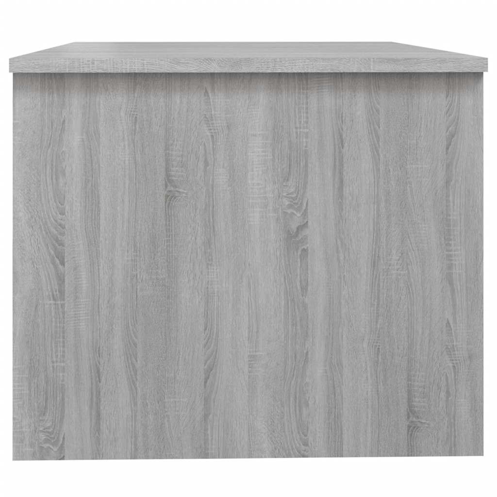 Table basse sonoma gris 80x50x42,5 cm bois d'ingénierie - XIOS
