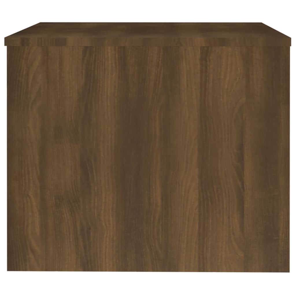 Table basse Chêne marron 80x50x40 cm Bois d'ingénierie - XIOS