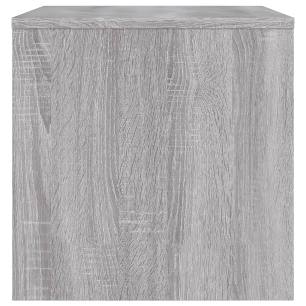Meuble TV sonoma gris 80x40x40 cm bois d'ingénierie - XIOS