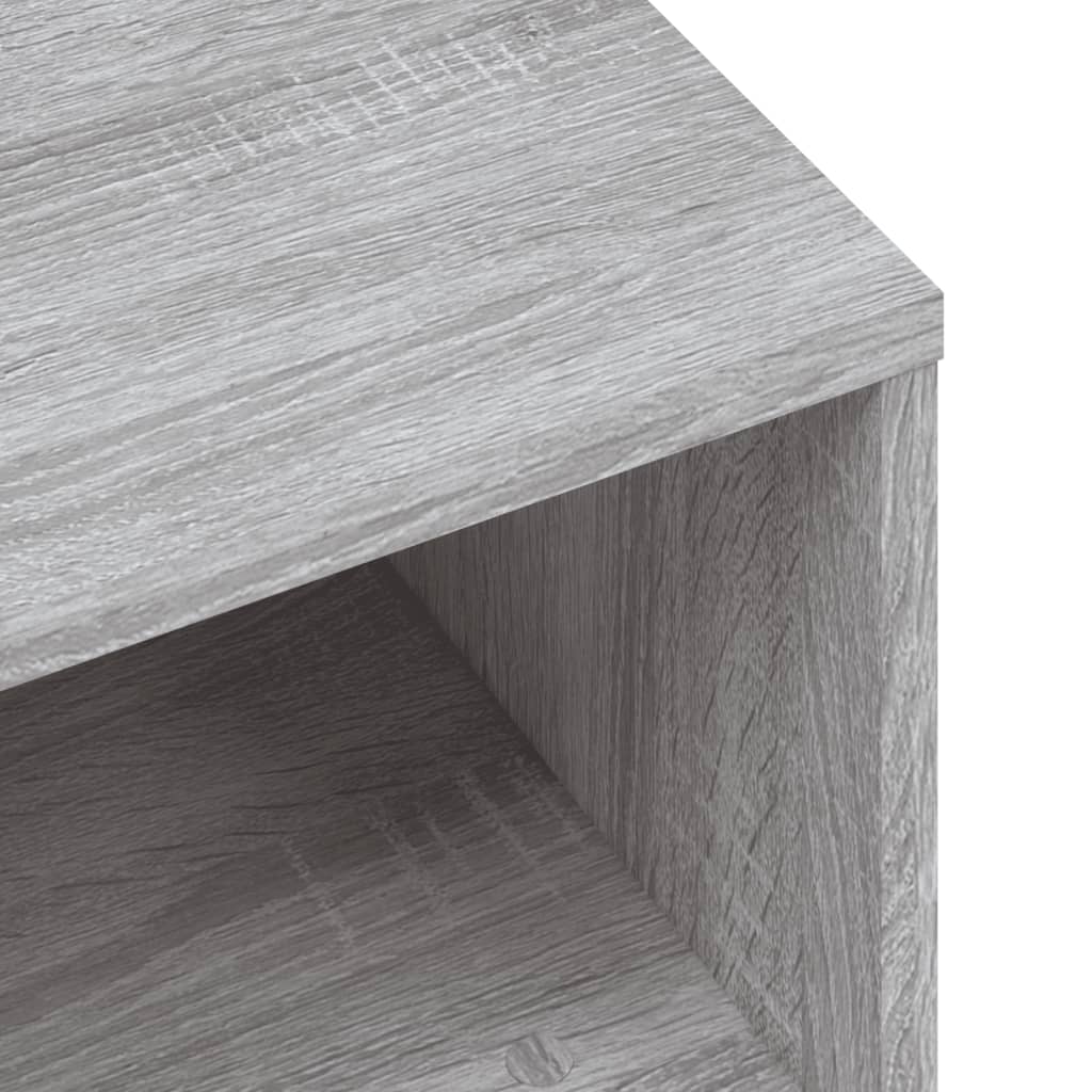 Meuble TV sonoma gris 80x40x40 cm bois d'ingénierie - XIOS