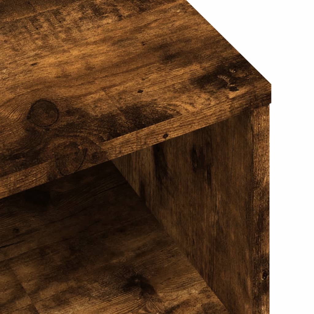 Tables de chevet 2 pcs Chêne fumé 40x30x30 cm Bois d'ingénierie - XIOS