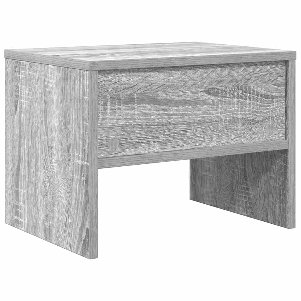 Table de chevet Sonoma gris 40x30x30 cm Bois d'ingénierie - XIOS