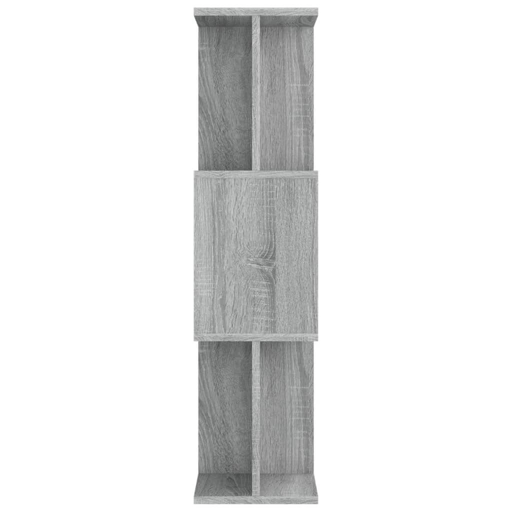 Bibliothèque/Cloison Sonoma gris 80x24x96 cm Bois d'ingénierie - XIOS