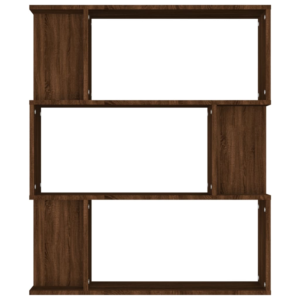 Bibliothèque/Cloison Chêne marron 80x24x96 cm Bois d'ingénierie - XIOS