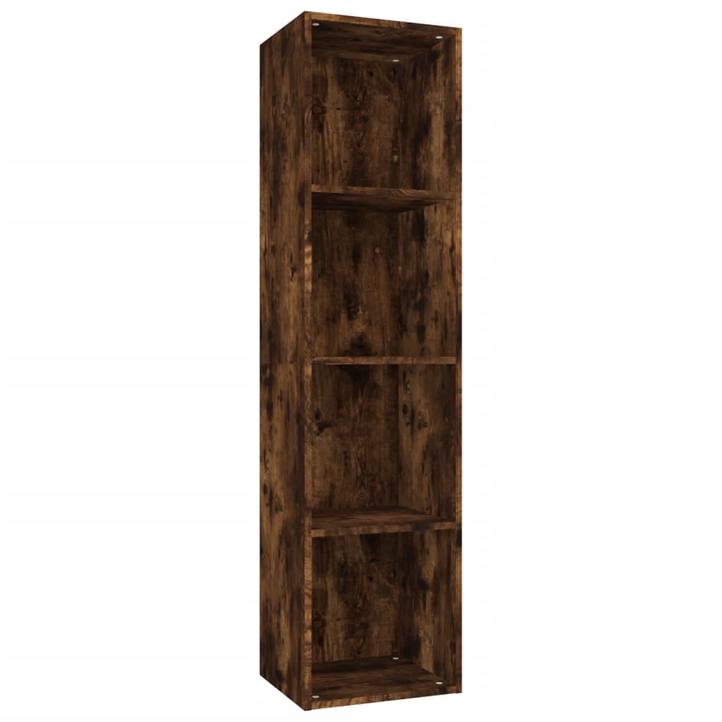 Bibliothèque/Meuble TV Chêne fumé 36x30x143cm Bois d'ingénierie - XIOS