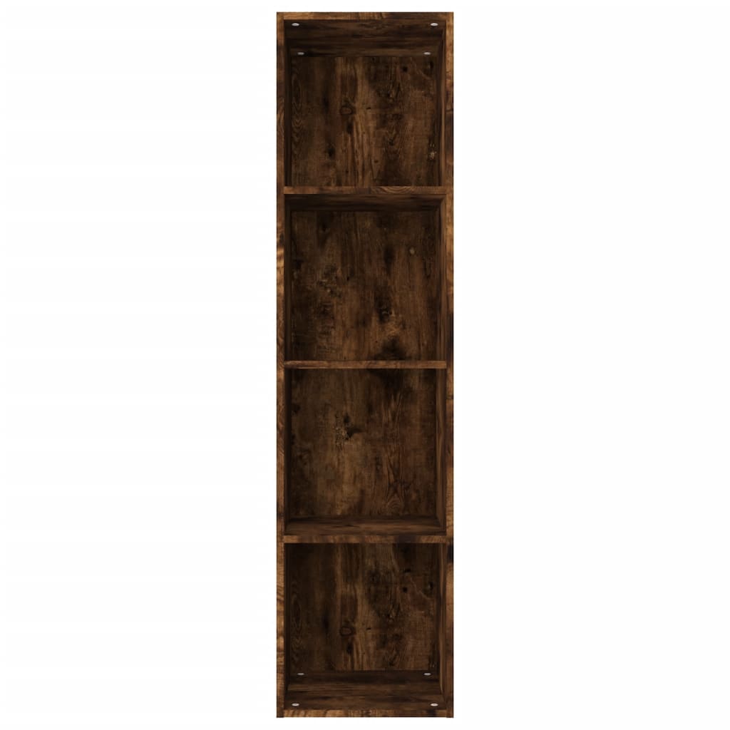Bibliothèque/Meuble TV Chêne fumé 36x30x143cm Bois d'ingénierie - XIOS