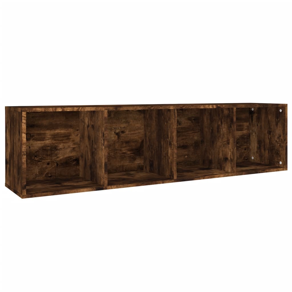 Bibliothèque/Meuble TV Chêne fumé 36x30x143cm Bois d'ingénierie - XIOS