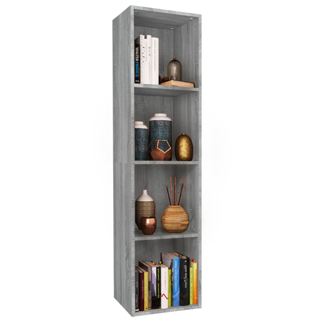 Bibliothèque/Meuble TV Sonoma gris 36x30x143 cm - XIOS