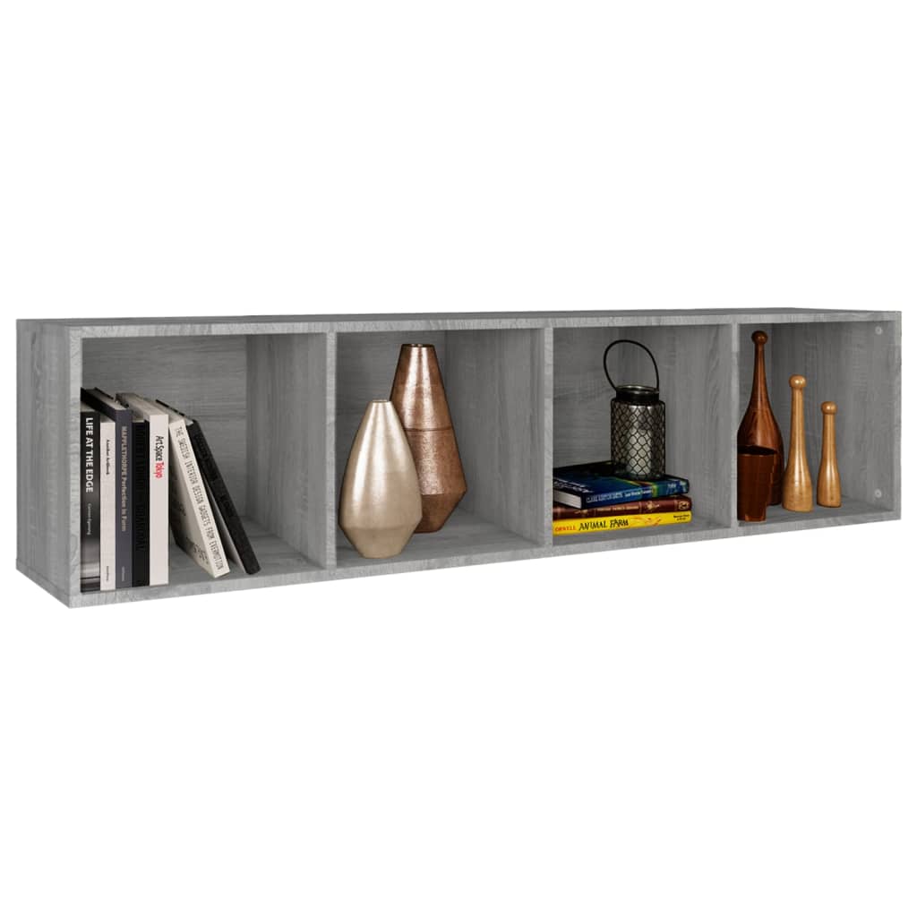 Bibliothèque/Meuble TV Sonoma gris 36x30x143 cm - XIOS