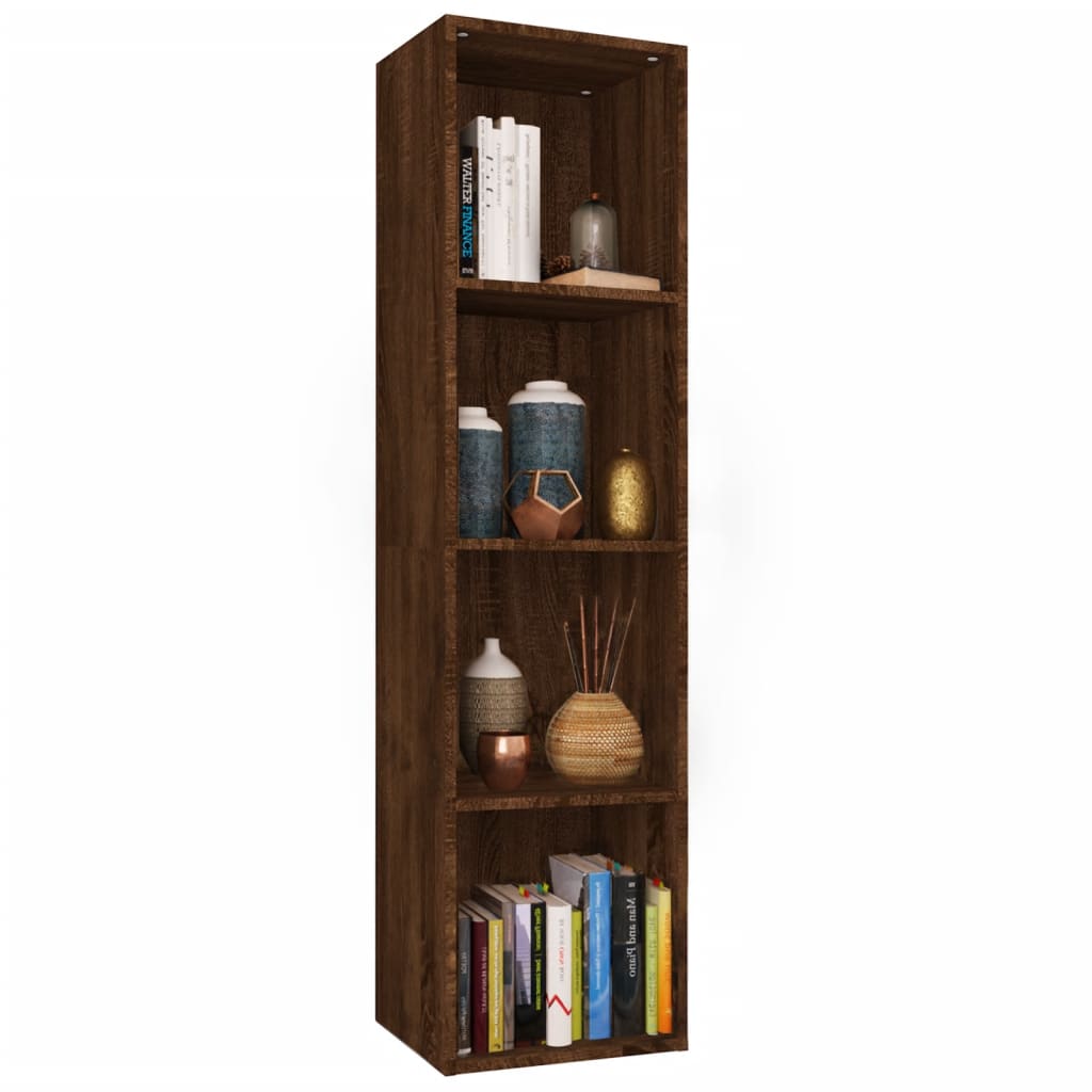 Bibliothèque/Meuble TV Chêne marron 36x30x143 cm - XIOS