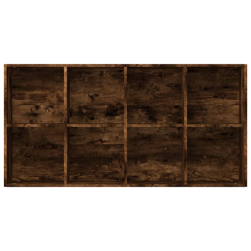Bibliothèque/Buffet Chêne fumé 66x30x130 cm Bois d'ingénierie - XIOS
