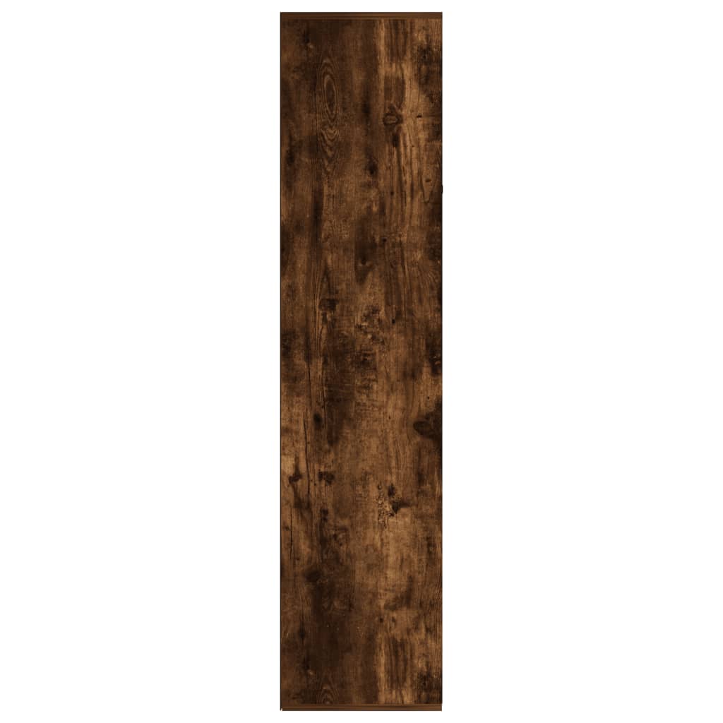Bibliothèque/Buffet Chêne fumé 66x30x130 cm Bois d'ingénierie - XIOS