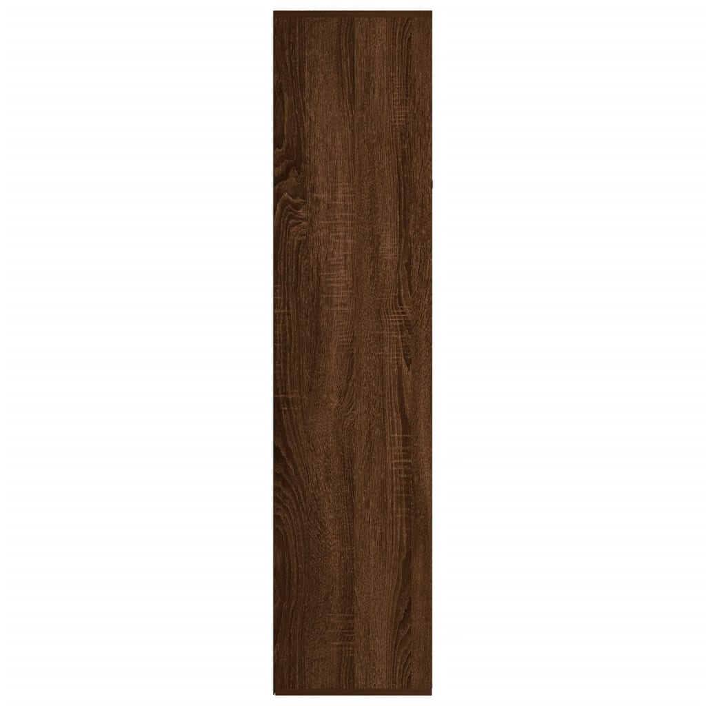 Bibliothèque/Buffet Chêne marron 66x30x130 cm Bois d'ingénierie - XIOS