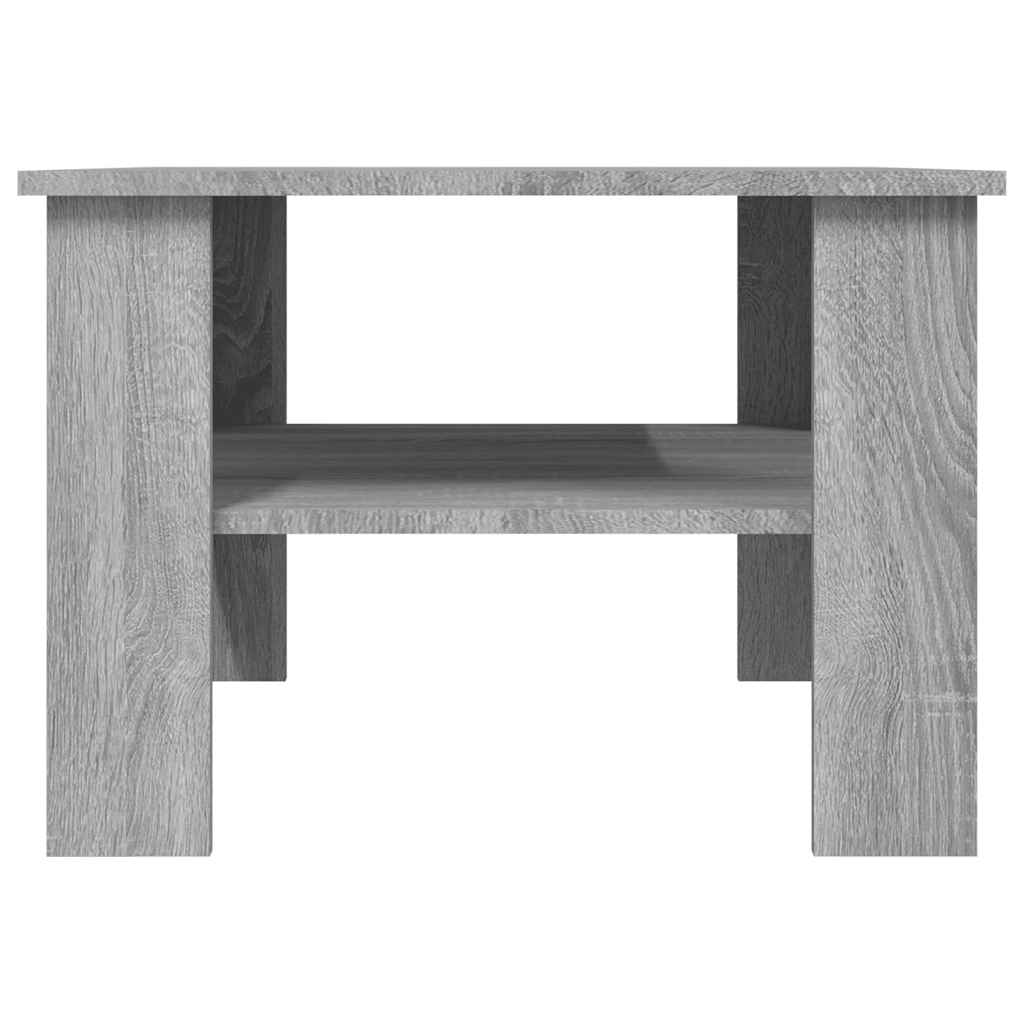 Table basse Sonoma gris 60x60x42 cm Bois d'ingénierie - XIOS
