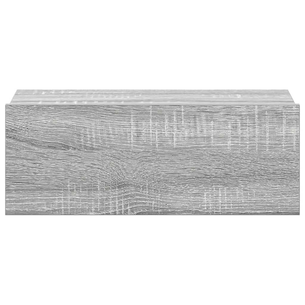 Tables de chevet flottantes 2 pcs Sonoma gris 40x30x15 cm - XIOS