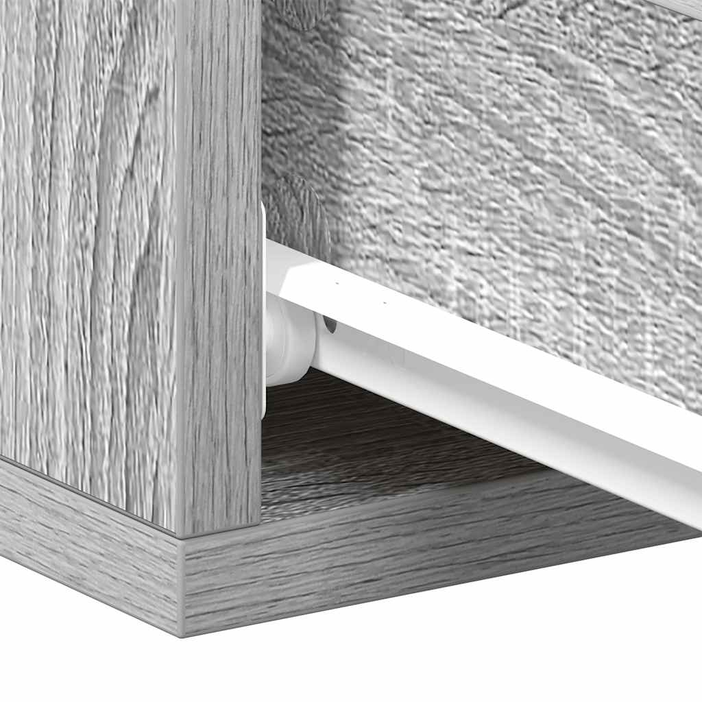 Tables de chevet flottantes 2 pcs Sonoma gris 40x30x15 cm - XIOS