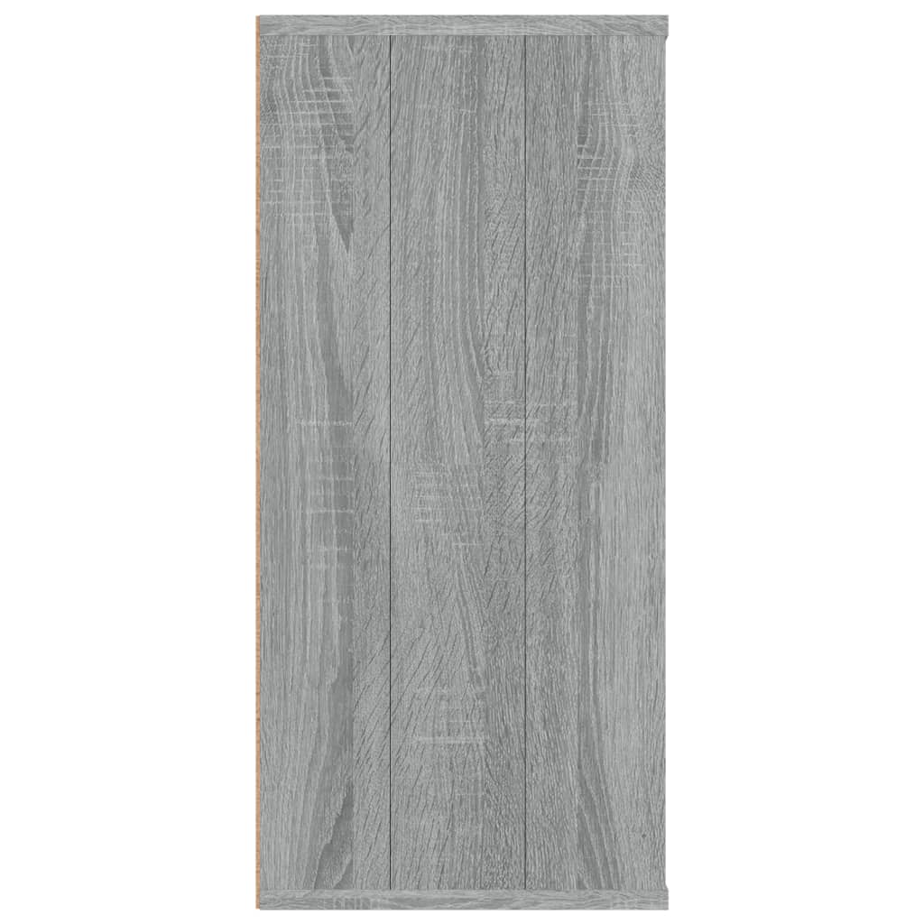 Bibliothèque/Buffet Sonoma gris 66x30x98 cm Bois d'ingénierie - XIOS