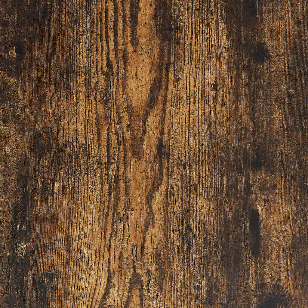 Armoires à CD 2 pcs Chêne fumé 21x16x93,5 cm Bois d'ingénierie Fixations & meubles de rangement multimédia vidaXL