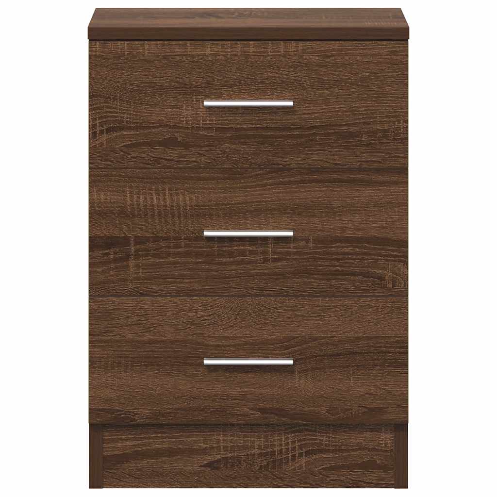 Table de chevet Chêne marron 38x35x56 cm Bois d'ingénierie - XIOS