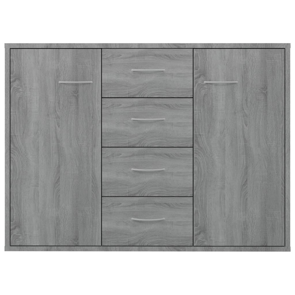 Buffet Sonoma gris 88x30x65 cm Bois d'ingénierie - XIOS