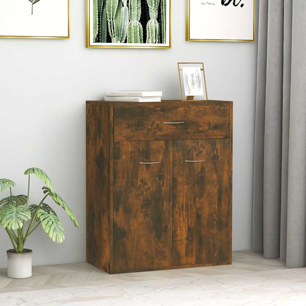 Buffet Chêne fumé 60x30x75 cm Bois d'ingénierie - XIOS