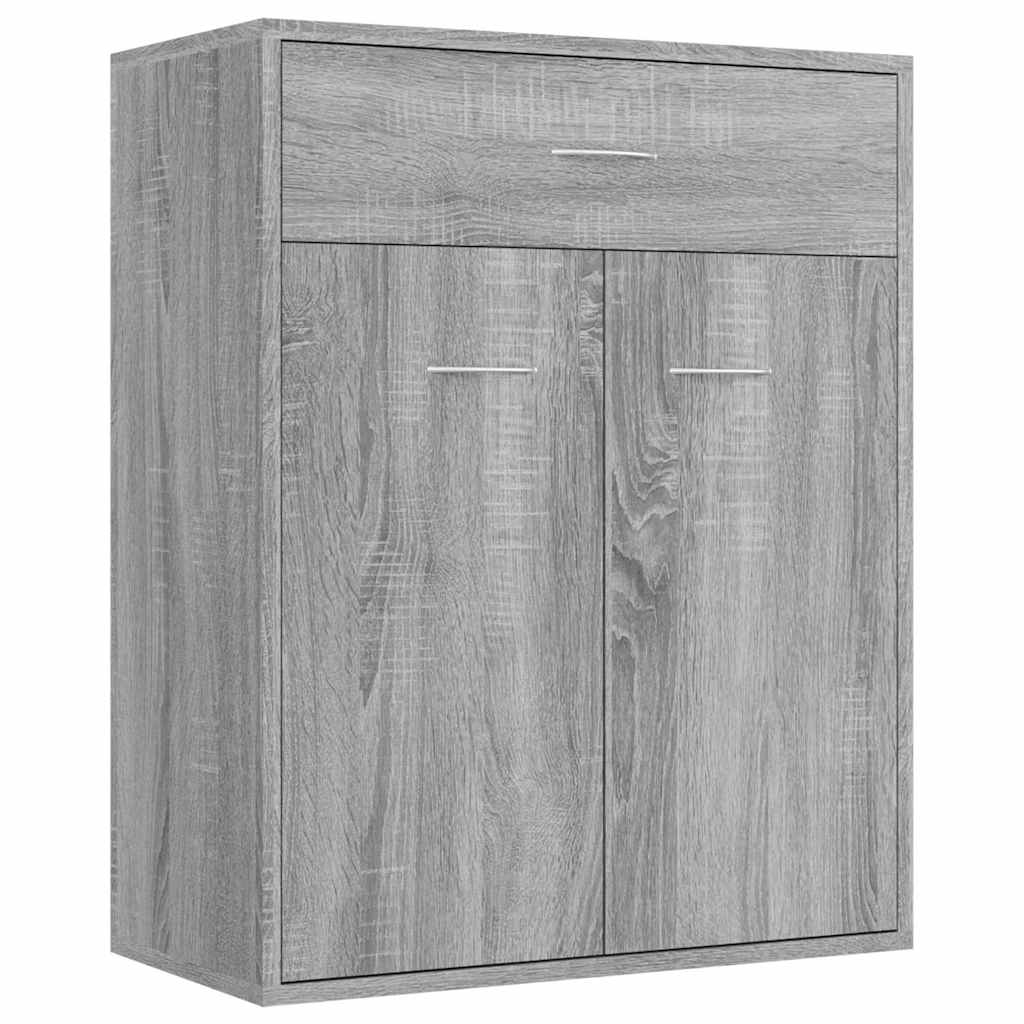 Buffet Sonoma gris 60x30x75 cm Bois d'ingénierie - XIOS